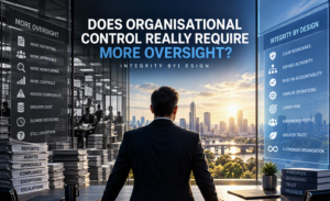 Does Organisational Control Really Require More Oversight?