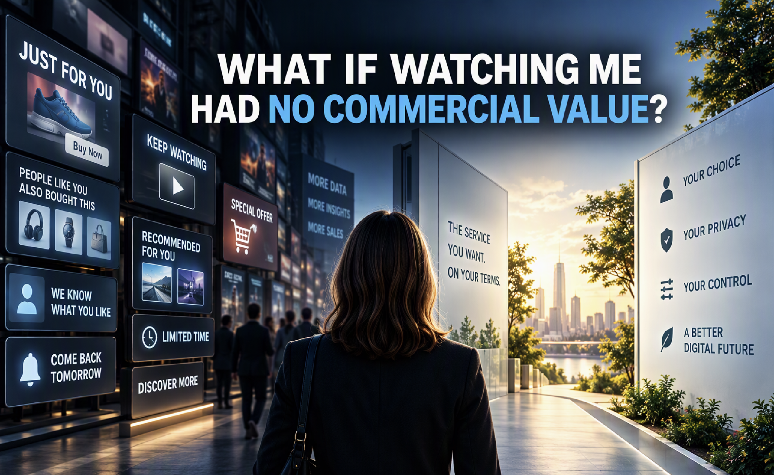 What If Watching Me Had No Commercial Value?